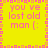 Yellow background with pink pixelated text reading 'you ve lost old man (:' repeated in four quadrants, bordered by a patterned frame.