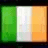 Static pixelated image of a flag with three vertical stripes: green on the left, white in the center, and orange on the right.