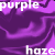 Animated contact sheet showing three frames of a purple-hued icon with swirling fabric texture and repeated text elements.