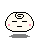Four pixel-art character faces with spiral hair, closed eyes, and pink cheeks arranged in a on gray background