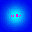 Four identical circular icons with blue gradient backgrounds display the text 'ollie' in pink pixelated font.