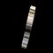 Metallic 3D letters and shapes in various forms including circles, triangles, squares, and vertical bars on a black background.