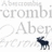 Pixelated image with blue text and a small dark animal figure on white background, featuring partial brand name fragments.