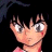Pixelated anime-style character with black hair and large eyes on left, next to pixelated text "Anime IM" above smaller "com" on right side of 48x48 icon.