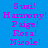 text names on a blue background with green highlighted sections, showing animated changes in which name is highlighted