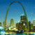 Pixelated cityscape with arch structure over water, green text 'Original Icons .com' on dark background.