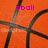 A basketball texture with pixelated text overlays in pink, showing different phrases across frames.