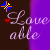 Pixel art animation of a woman in pink floral clothing with changing text and props across three