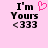 Pixelated text and symbols on a pink background with one version featuring a pink heart symbol.