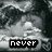 Black-and-white pixelated image of a person's face with text overlays arranged in two , each containing three words