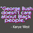 Pixelated text in purple and red hues on a dark gray background with two small horizontal pixel clusters below.