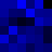 blue and black squares in varying shades, forming a pixelated pattern with no discernible figures or text