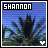 Two side-by-side pixelated images of a blue sky background with dark tree silhouettes and white heart symbol at bottom right, differing only in top text box color.