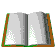 Animated sequence of a book's pages turning, showing sequential page flips from open to closed states with varying page curl angles.