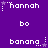Purple background with white pixelated text and star symbols arranged in a pattern, showing repeated text elements and star positions