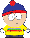 Two side-by-side pixelated cartoon characters with blue hats, red pom-poms, yellow shirts, and rainbow stripes on the chest against a gray background.
