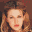 Four distinct facial expressions of a single person displayed in a , each with different hair and clothing details