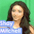 Six distinct celebrity headshots arranged in a with text labels, each in a different color box