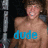 A shirtless person with brown hair and blue teeth appears in three with changing text overlays