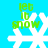 Pixelated snowflake icon with green text 'let it snow' on bright blue background, showing animation changes