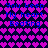 Pixelated icon with repeating pink heart pattern on dark blue background, featuring repeated text "You keep My heart Beating" in blue pixel font.