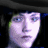 Four of a pixelated animated icon showing a person's face transitioning from neutral to exaggerated expressions with greenish skin tones
