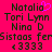 A static image with a bright pink background displays two identical of pixelated text and symbols, including a purple heart above the name 'Natalia' in the left