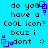 Blue background with black text reading 'do you have a CoOL icon? bcuz i dont :)' and blue square-shaped pixel art elements.