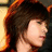 Pixelated profile image of a person with brown hair against warm-toned background, accompanied by pixelated text elements.