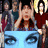 Animated sequence showing multiple figures with one figure's face changing from a blue-toned close-up to a dark-haired character in profile.