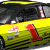 Animated sequence of a yellow race car with red number 1 and black stripes, showing motion blur effects across frames.