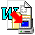 Animated contact sheet showing 11 frames of a Microsoft Word icon with red and orange pixelated effects on the document portion, displayed in a 4x3 grid layout.