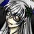 Pixelated anime-style character portraits with red text reading "Garth And Mercy Lonewolf" on a black background.
