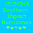 Green pixelated text on blue background reads '3333 Southern Impact Hurricanes' with five star-like symbols below, show identical static content