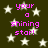 Dark green background with white stars and pink text reading 'your a shining star!' repeated across the image.