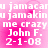 Pixelated text on a pink gradient background with repeated phrases and dates.