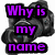 Pixelated text overlays on a dark, smoky background with one cyan square containing "LOL;)"
