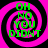 Four identical display a bright pink and black spiral background with green text reading "OH NO YOU DIDNT" in a pixelated font