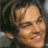A 2x2 contact sheet of a pixelated animated icon featuring Leonardo DiCaprio's face and blue text reading "you jump" and "I Jump rember?" across four quadrants.