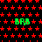 Green 'BRA' text repeated across a black background with red star patterns, partially obscured by gray overlay.