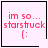 Four identical square display pink text on light background with one showing a black heart and another a starburst symbol