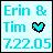 Static pixel art icon with cyan text and a heart symbol on a light background.