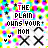 pixelated text and symbols with shifting colors, featuring repeated phrases like "THE PLAIN OWNS YOUR MOM" in various hues against a multicolored background