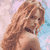 Pixelated static image of a person with long brown hair against pastel background, likely an AOL Instant Messenger buddy icon from early 2000s.