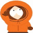 Two pixelated cartoon characters in orange hooded jackets, one with brown hair and the other with blonde hair, both facing forward.