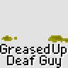 Animated contact sheet of a pixelated character in various running poses with repeated text overlays and speech bubbles.