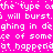 A static image with a bright pink background and white pixelated text displaying repeated phrases like 'the type' and 'will burst'.