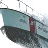 Static 48x48 pixel icon depicting a stylized military ship with visible hull, mast, and smokestack against white background.