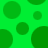 Green background with multiple green circles of varying sizes, some partially cut off at edges.