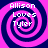 Four identical spiral patterns with pink and dark blue colors, each containing the text "Allison Loves Tyler" in white pixelated font.